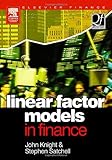 Linear factor models in finance