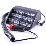 18 x Ultra Bright Amber LED Emergency Warning Use Flashing Strobe Lights Interior Dash/Roof Top Unit