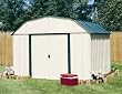 Arrow Shed VS1014-D1 Vinyl Coated Sheridan 10-Feet by 8-Feet Steel Storage Shed