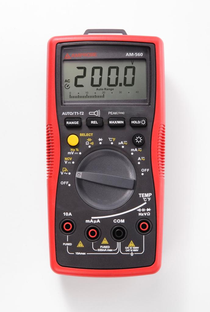 Amprobe AM520 HVAC Multimeter with NonContact Voltage Detection and