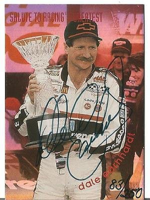 Dale Earnhardt Sr Nascar Legend Signed Autograph 1994 Score Board Card 83/250 A - Autographed NASCAR Cards