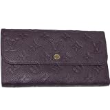 (ルイヴィトン)LOUIS VUITTON　M60294　モノグラムアンプラント　オーブ　濃紫　三つ折り長財布  並行輸入品 LOUIS VUITTON 三つ折り財布