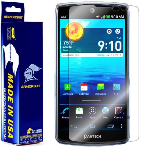 ArmorSuit MilitaryShield - Pantech Discover 4G Screen Protector Shield + Lifetime Replacements
