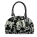 Coach Horse & Carriage Black White Satchel Handbag 14481