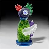 Eigenschaften Glasstudio Borowski  / Paradievogel grün klein - Objekt - Studio Line - Borowski Skulptur