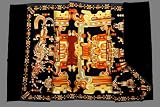 Silk Shawl Pakal in Black with Velvet