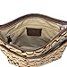 Coach 12CM Signature File Bag - Khaki/Mahogany