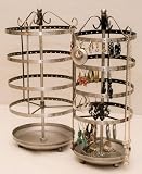 Earring Jewelry Organizer Stand PEWTER SILVER Antique Metal Earring Holder Tree Tabletop Spins Popular Woman Teen Gift Holds Up To 140 Pair WITH Catch All Dish Base 51TnRSZztBL. SL160 Earring Jewelry Organizer Stand PEWTER SILVER Antique Metal Earring Holder Tree Tabletop Spins Popular Woman Teen Gift Holds Up To 140 Pair WITH Catch All Dish Base