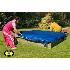 Sandkasten Tim mit Abdeckplane blau