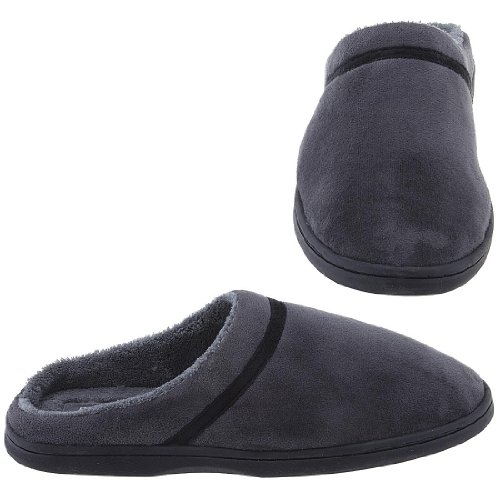 Image of Dockers Gray Slippers for Men (B00869DU54)