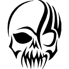 TRIBAL SKULL…DECAL CAR STICKERS GRAPHICS WALL ART TRIBAL SKULL…DECAL CAR STICKERS GRAPHICS WALL ART