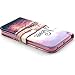 Vogue Shop Synthetic Wallet Kickstand Flip Case with Card Slots and Note Holder for Samsung Galaxy S6 Edge