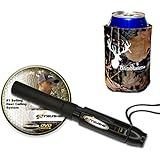 Extinguisher Deer Call (Black) with DVD Instructional + Free Camo Koozie