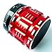 Portable bluetooth speakers,Wireless Bluetooth speakers by Kcrtek with 3 Year Warranty, Built in Hands Free Microphone and Rechargable Battery Support Tf Function Works for Iphone, Ipad Mini, Ipad 4/3/2, Itouch, Blackberry, Nexus, Samsung and Other Smart Phones and Mp3 Players Red Color