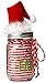 Mud Pie Unisex Baby Santa's Favorite Crawler and Hat Clip Mason Jar Set