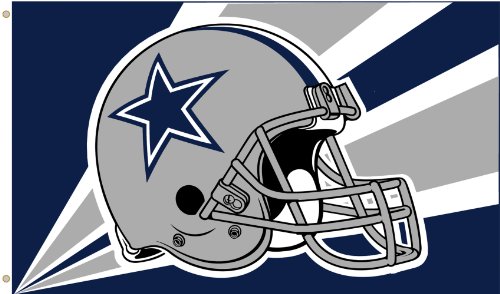 NFL Dallas Cowboys 3-by-5 Foot Helmet Flag