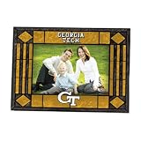 Georgia Tech Art Glass Horizontal Frame