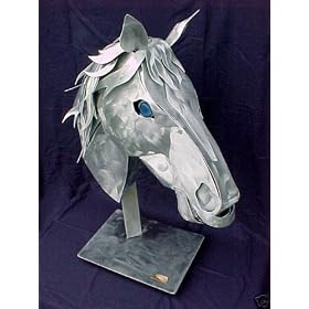 Metal Horse Sculpture