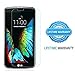 LG K10 Screen Protector, SOOYO(TM) Premium Tempered Glass Screen Protector (2.5D Round Edge/99% Clarity/Shatter-Proof/Bubble Free) for LG K10 (2016)-[2Pack]