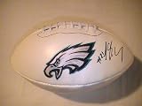 LESEAN MCCOY SIGNED AUTO AUTOGRAPHED PHILADELPHIA EAGLES TEAM LOGO FOOTBALL W/ COA AND HOLOGRAM