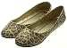 Couture Discount Ballerinas Fashion, Leopard (BAL55n)