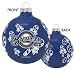 Milwaukee Brewers Small Painted Round Candy Cane Christmas Tree Ornament