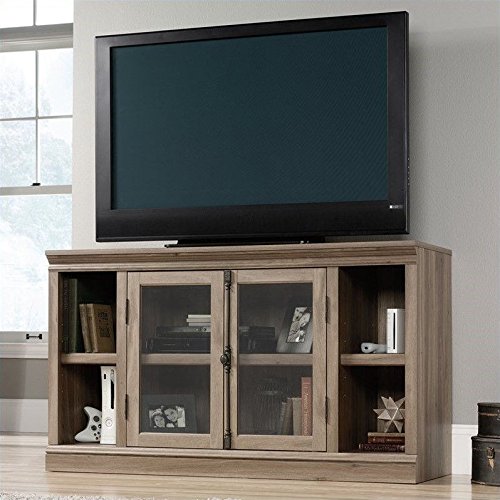 Sauder 416488 TV Stands, Furniture Barrister Lane Entertainment Credenza, Salt Oak