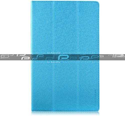 ProntoTec Nepro 10D 10.1 inch Tablet Case - Natural Silk Pattern PU Leather Cover Stand Case Cover (Blue)