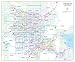 Las Vegas Arterial & Collector ZIP Code Map Dry Erase Laminated