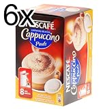 Produkt-Bild: Nescaf&eacute; Kaffeepads Latte Macchiato, 6er Pack, 6 x 8 Pads + Topping