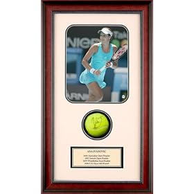 Ana Ivanovic Autographed Tennis Ball Shadowbox