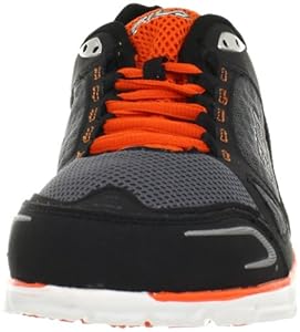 Fila Men's Memory Deluxe 2 Running Shoe,Castlerock/Black/Red/Orange,8.5 M US