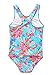 ALove Big Girl's Coral Prints One Piece Swimsuit Racerback