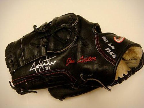 Jon Lester Signed Game Used 2009 Boston Red Sox Glove 1/1 - Autographed MLB Gloves