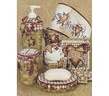 Linda Spivey Hearts and Stars Bath Accessories