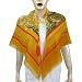 Girls Scarves Printed Square Silk and Wool 43 x 43 inches