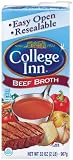 College Inn Beef Broth Easy Open Resealable, 32-Ounce (Pack of 6)