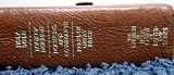 LDS Mormon Mini Brown Calfskin Leather Quad Indexed Scripture Set 6" Tall by 4" Wide Contains Holy Bible, Book of Mormon, Doctrine and Covenants, and Pearl of Great Price