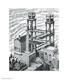 Waterfall by Mc Escher Art Print Poster Size: 21.5 x 25.5 
