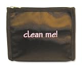 Go Baby Go: Clean Me Zippered Pouch - Pink
