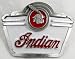Indian Script Retro Design Enamel Pewter Motorcycle Belt Buckle