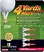 New! 4 Yards More Golf Tee 4-pack - 1 3/4 Red