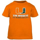 Miami Hurricanes Orange Infant Biggest Little Fan T-shirt
