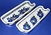  Polish Pottery Corn / Hot Dog / Hoagie Dish Set (2)