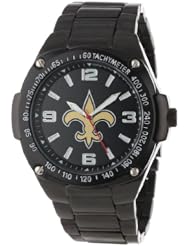 Game Time Unisex NFL-WAR-NO Warrior New Orleans Saints Analog 3-Hand Watch