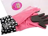 Whimsical and practical spong rubber gloves for household and cleaning