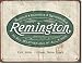 REM - Weathered Logo Metal Tin Sign 16"W x 12.5"H