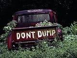 An Abandoned Vehicle Ironically Bears a Sign Warning against Dumping Photographic Poster Print by Chris Johns, 48x36