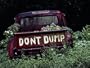 An Abandoned Vehicle Ironically Bears a Sign Warning against Dumping National Geographic Collection Photographic Poster Print by Chris Johns, 16x12