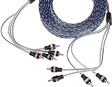 StreetWires Zero Noise 5 4-channel Patch Cables Available in 3 different lengths 16.4 feet